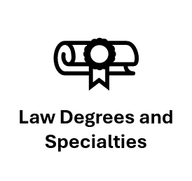 Law Degrees and Specialities